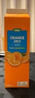 Smooth Orange Juice From Concentrate