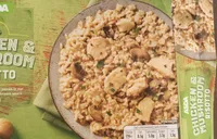 Chicken and mushroom risotto