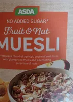 No added sugar fruit and nut muesli
