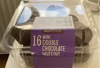 Mini Double Chocolat Muffins