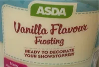 Vanilla flavour frosting
