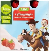 Disney Kitchen Strawberry Fromage Frais Pouches 4 x (320g)