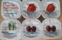 Low fat fruit yogurts