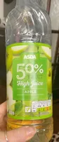 50% fruit high juice apple