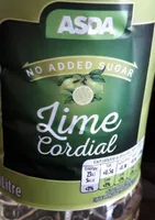 NO ARTIFICIAL COLOURS OR HLAVOURS Litre e LIME COR