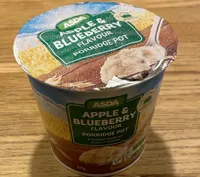 Apple & Blueberry flavour porridge pot