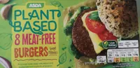 Plant based 8 meat-free burgers