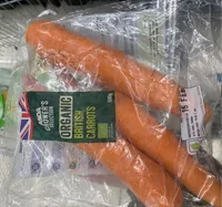 Organic british carrots