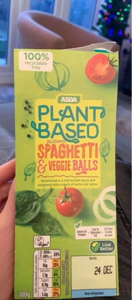 Plant based Spaghetti Veggie Balls