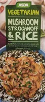 Vegetarian Mushroom stroganoff & rice