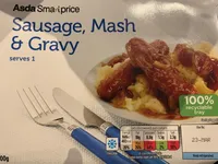 Sausage mash and gravy