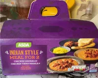 Indian curry box chicken madras and chicken tikka masala