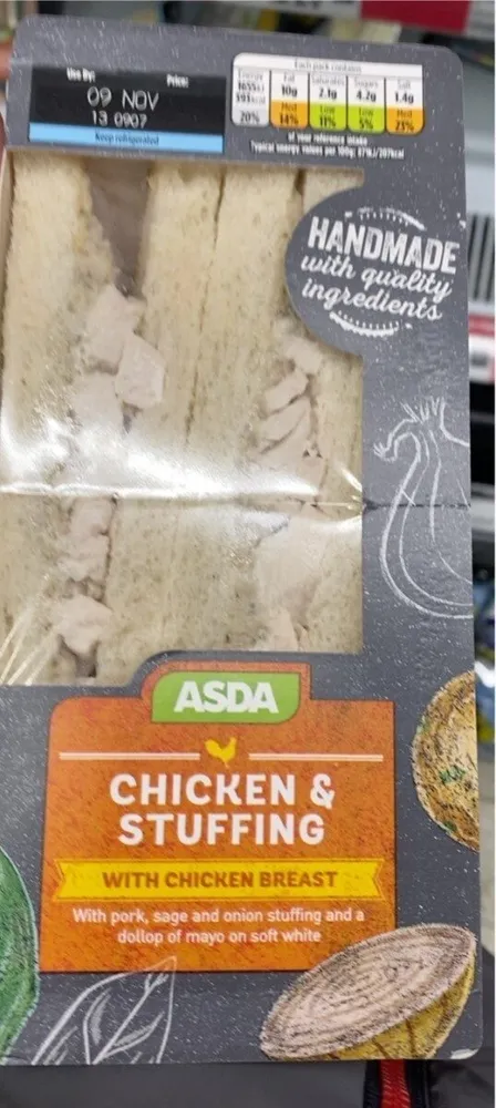 Chicken and stuffing