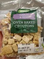 Crisp & Crunchy Garlic & Herb Oven Baked Croutons
