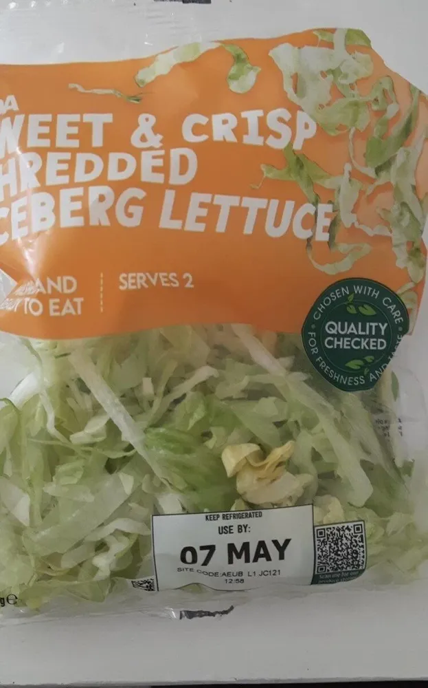 Sweet & Crisp Shredded Iceberg Lettuce