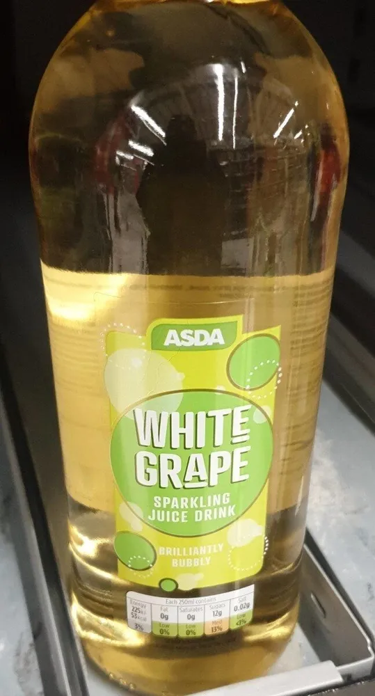 White grape sparkling juice drink