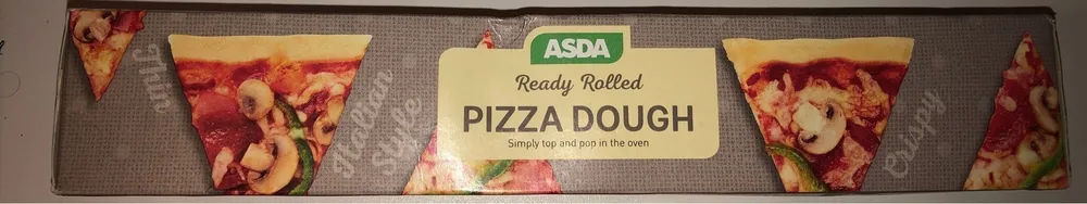 Ready rolled pizza dough