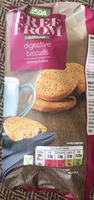 Free from digestive biscuits