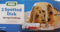 Spotted Dick sponge pudding