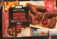 Boneless Beef Ribs (Bourbon BBQ sauce)