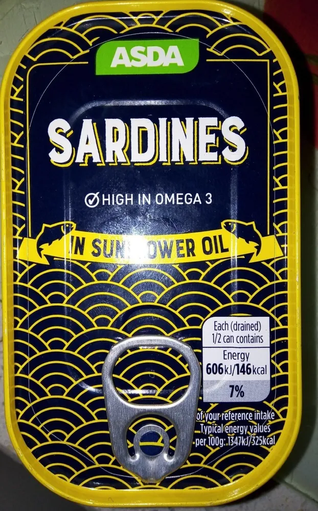 Sardines in sunflower oil