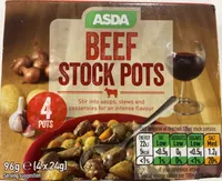 BEEF STOCK POTS 4 POTS Perfect for hearty soups, s