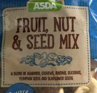 Fruit nut and seed mix