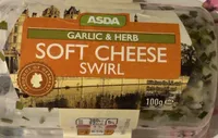 Soft cheese swirl