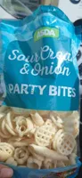 A mix of sour cream and onion flavour potato snack