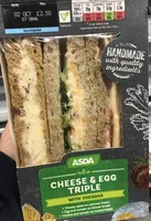 Cheese & egg triple with cheddar