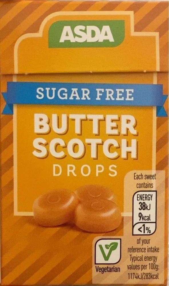 Butter scotch drops