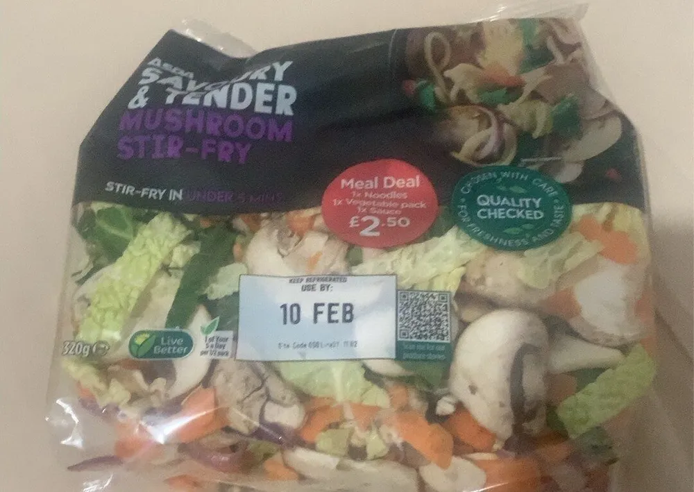 Mushroom stir fry