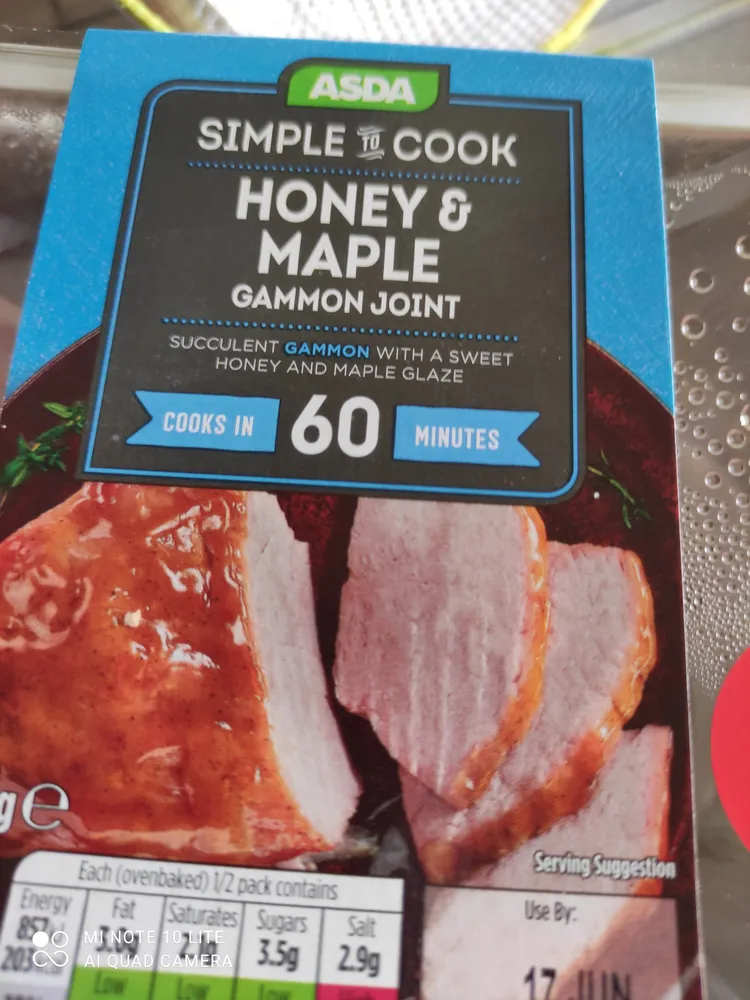 Simply Cook Honey & Maple Gammon Joint