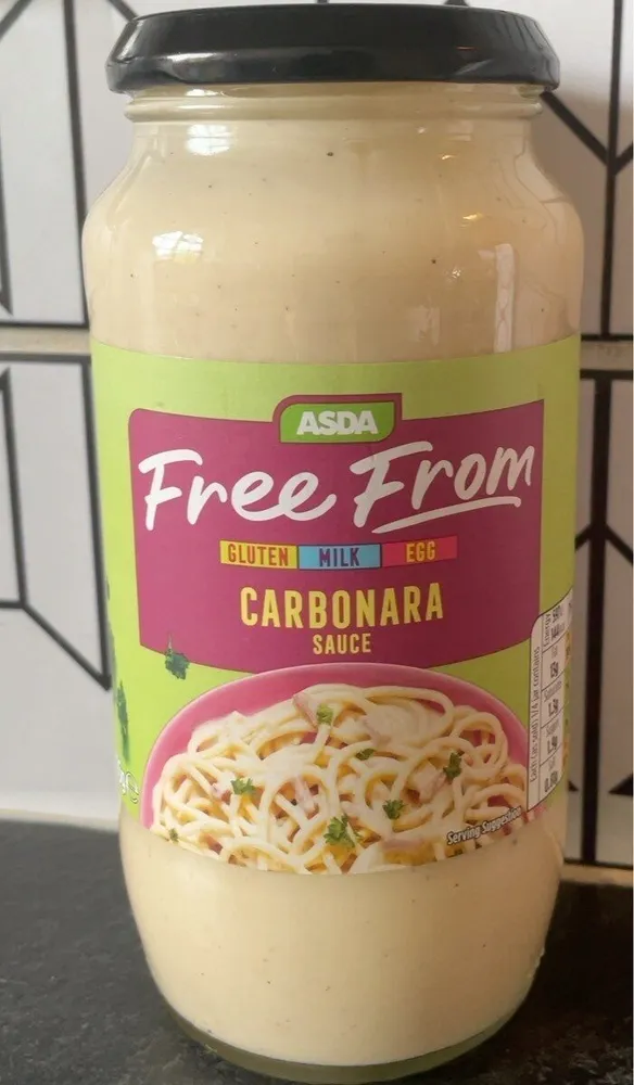Free from cabonara sauce