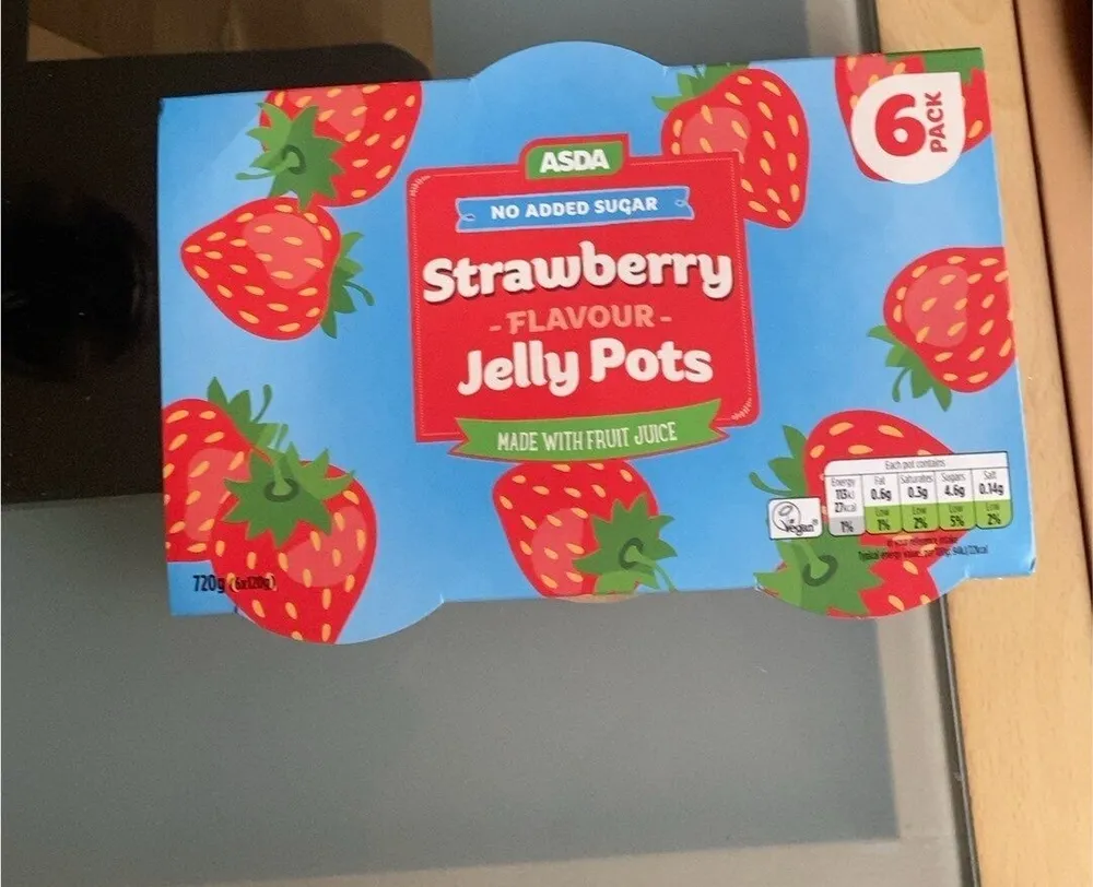 Strawberry Jelly Pots