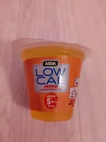 Orange flavour jelly pot