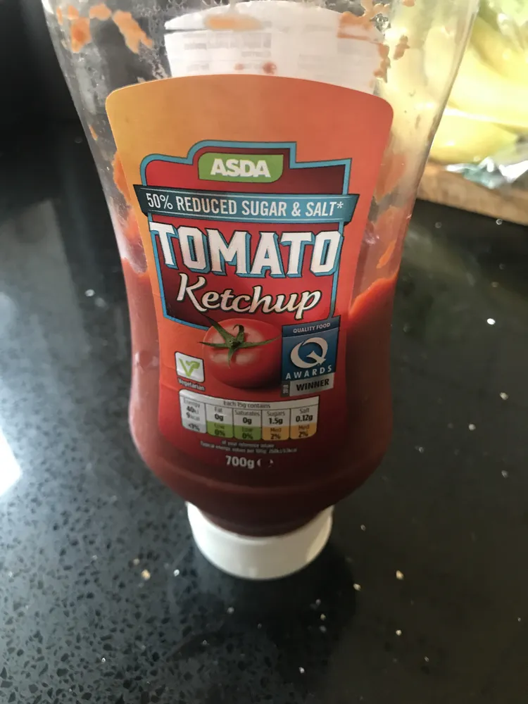 50% reduced sugar & salt Tomato Ketchup