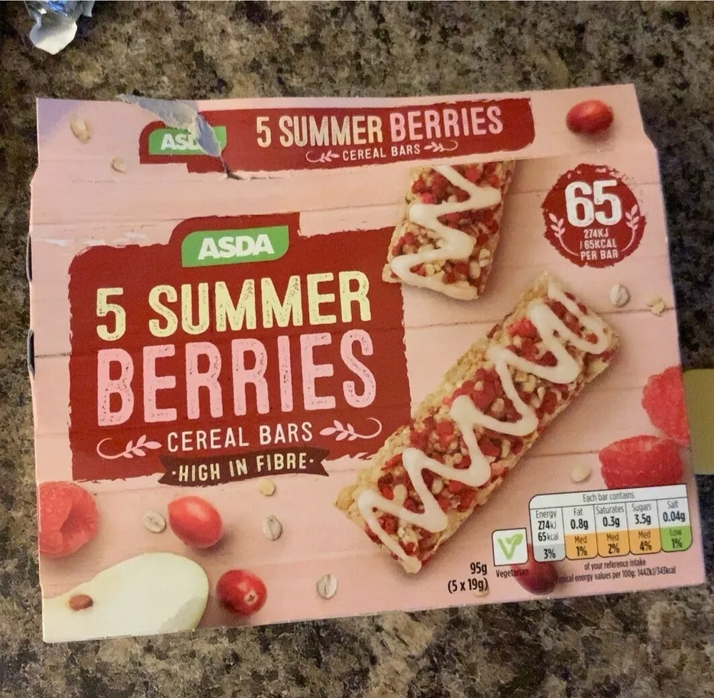 Summer Berries Cereal Bar