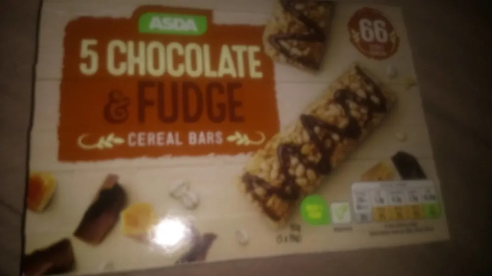 5 chocolate & fudge cereal bars