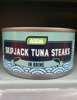 Skipjack Tuna Steaks in brine