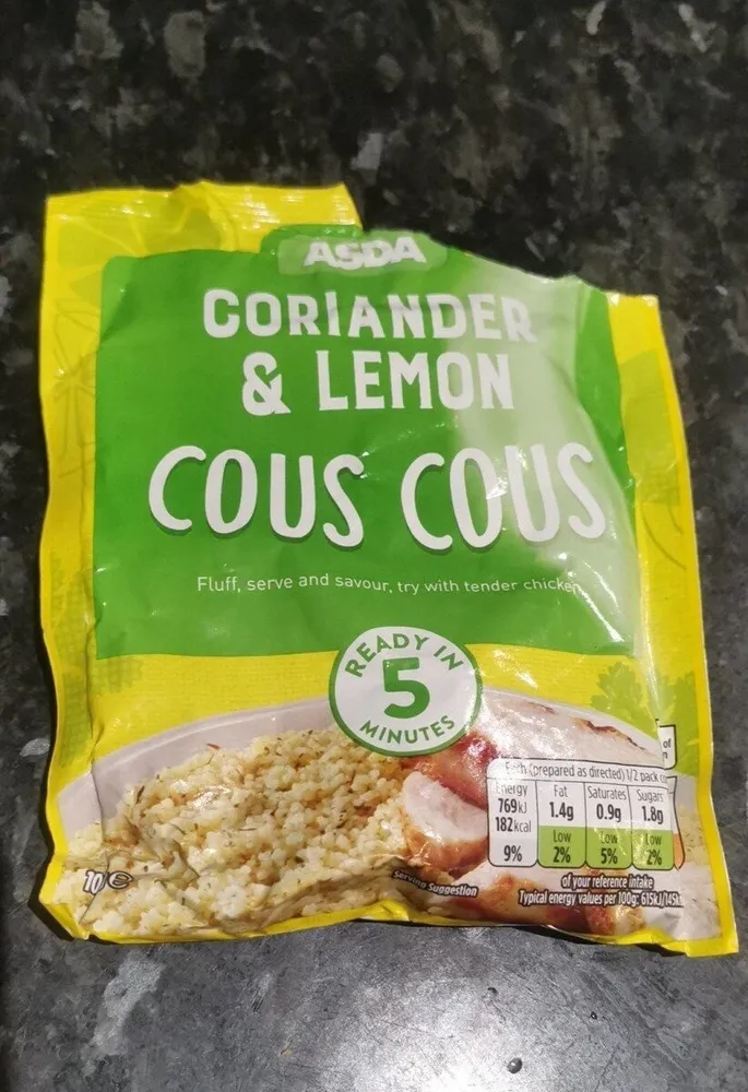 coriander and lemon cous cous