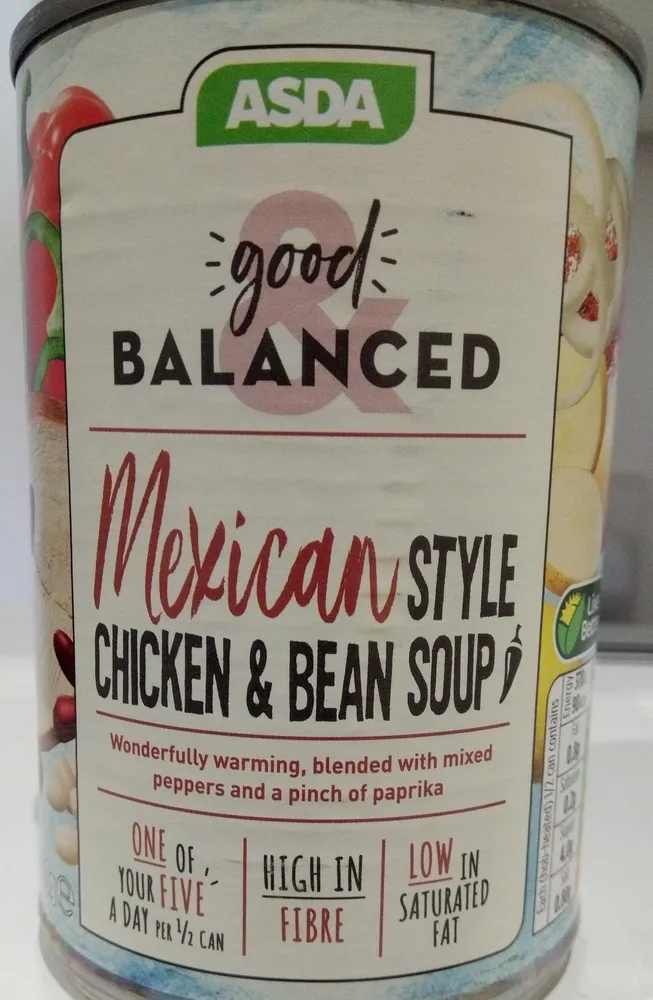 Mexican style chicken & bean soup