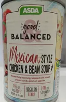 Mexican style chicken & bean soup