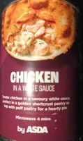 Chicken in a white sauce