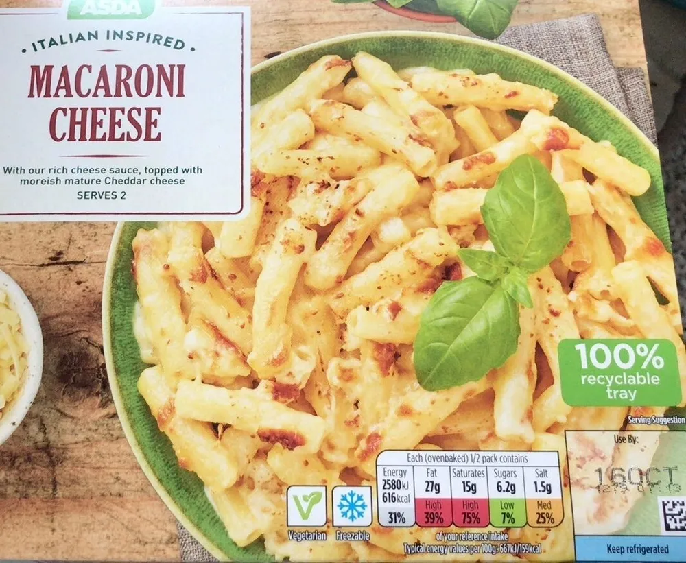 Italian ispired macaroni cheese