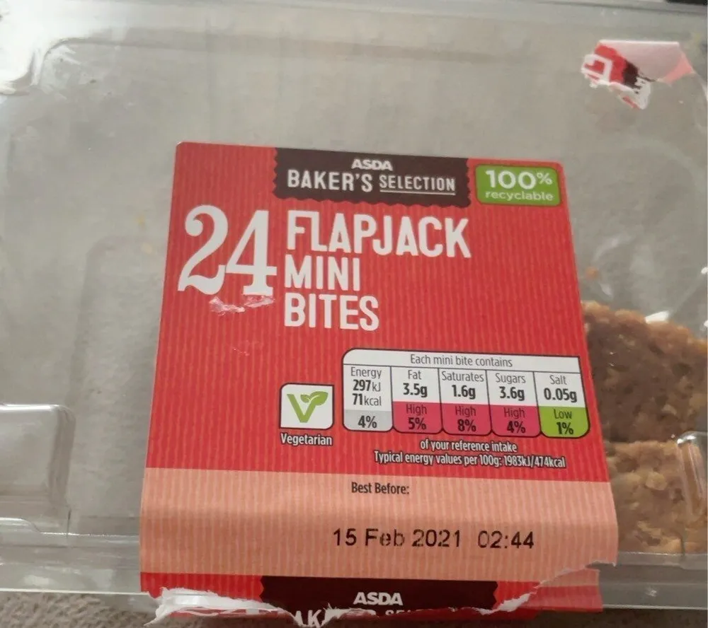 Flapjack mini bites