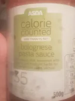 calorie counted bolognese pasta sauce