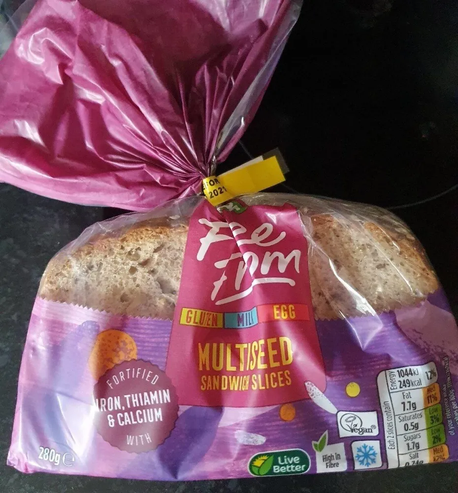 Multiseed sandwich slices