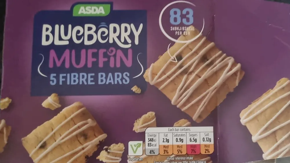5 Blueberry Muffin Fibre Bars