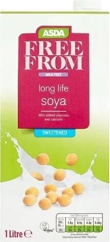 Free From Long Life Soya Sweetened 1 Litre